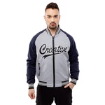 Men Baseball Jacket GLANO - gray