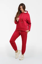 Women's Viva Long Sleeve Sweatshirt - Crimson