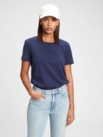 GAP Blue Women's T-Shirt Organic Vintage