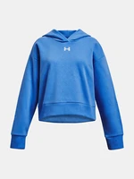 Under Armour Mikina UA Rival Fleece Crop Hoodie-BLU - Holky