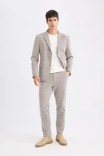 DEFACTO Gabardine Trousers Tailored Regular Fit Pocket Straight Leg