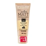 Eveline Satin Matt Mattifying & Covering Foundation 4in1 tekutý make-up so zmatňujúcim účinkom 102 Vanilla 30 ml