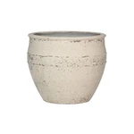 Pottery Pots Athena, krétafehér, többféle méretben – fazekas edények méretek: L: ⌀ 53,5 x 45 cm