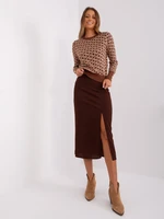 Skirt-LK-SD-509445.72P-dark brown