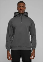 Men's Zipped High Neck Sweatshirt Grey