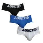 3PACK Men's Pants Addicted Multicolored