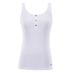 Women's quick-drying tank top ALPINE PRO ZONNA white