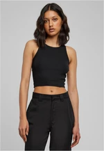 Dámský Cropped Rib Top černý