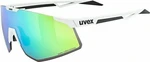 UVEX Pace Perform Small CV White Mat/Mirror Green Ochelari ciclism