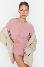 Trendyol Pink Knitted Bodysuit