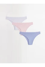 LC Waikiki Plain Brazilian Panties 3 Pack