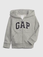 Grey boys' zip-up hoodie GAP