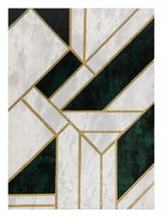Kusový koberec Emerald 1015 green and gold-80x150