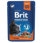 Brit Premium Cat Salmon pre Sterilised in Gravy - 100g