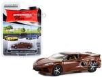 2022 Chevrolet Corvette C8 Stingray Coupe Caffeine Brown Metallic "Showroom Floor" Series 2 1/64 Diecast Model Car by Greenlight