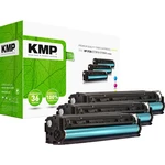 KMP H-T189CMY toner kombinované balenie náhradný HP HP 312A (CF381A, CF383A, CF382A) zelenomodra, purpurová, žltá  kompa