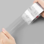 Fizz FZ22407 Transparent Sealing Tape Set High Viscosity Wide Domestic Office Warehouse Packing Sealing Belt