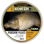 Sema vlasec feeder fluo oranžová 300 m-průměr 0,16 mm / nosnost 3,85 kg