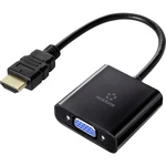 Renkforce HDMI / VGA káblový adaptér #####HDMI-A Stecker, #####VGA 15pol. Buchse 0.15 m čierna RF-4531578 dvojžilový tie