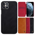 NILLKIN Bumper Flip Shockproof with Card Slot Full Cover PU Leather Protective Case for iPhone 12 Pro Max