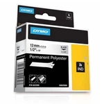 Dymo Rhino 622289, 12mm x 5,5m, černý tisk/průhledný podklad, originální páska