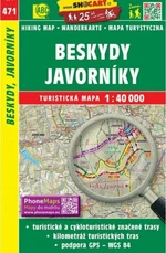 Beskydy, Javorníky 1:40 000