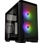 Phanteks Eclipse P200A mini tower herné puzdro, PC skrinka čierna 2 predinštalované LED ventilátory, bočné okno