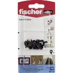 Fischer 531114 Hák Fast &amp; Fix Black K    8 ks