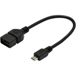 Digitus USB 2.0 adaptér [1x micro USB 2.0 zástrčka B - 1x USB 2.0 zásuvka A] AK-300309-002-S