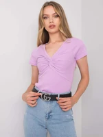 Light purple casual blouse Sandra