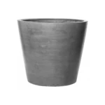 Kvetináč Jumbo Bucket, farba sivá, viac veľkostí - PotteryPots Velikost: S - v. 73 cm, ⌀ 83 cm