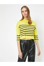 Sweter Koton - Żółty - Regular fit