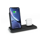 ZENS Stand+Dock Aluminium Wireless Charger - Black