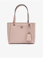 Light pink women's handbag Guess Jena Noel