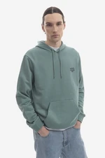 Bavlnená mikina A.P.C. Marvin Hoodie Marvin COEZD-H27733 BLACK pánska, čierna farba, s kapucňou, s nášivkou