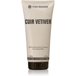 Yves Rocher Cuir Vétiver sprchový gel na tělo a vlasy pro muže 200 ml