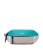 Grey-turquoise women's waist bag Vuch Catia Turquoise