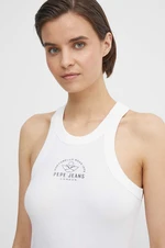 Top Pepe Jeans KATE dámský, béžová barva, PL505852