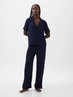 Navy blue women's pajama shirt GAP