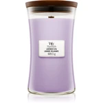 Woodwick Lavender Spa vonná sviečka s dreveným knotom 609.5 g