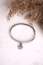 Bracelet with cubic zircon Tree of Life Silver Alive