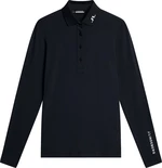 J.Lindeberg Flor Long Sleeve Black L Camiseta polo