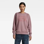 G-STAR Sweatshirt - Raglan originals sw wmn purple