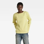 G-STAR Sweatshirt - Premium core 2.0 r sw wmn yellow