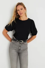 Cool & Sexy Women's Cress Blouse Black