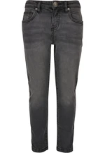 Boys' Stretch Denim Pants Black Washed