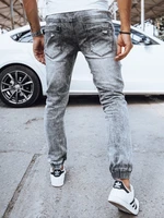 Men's denim joggers grey Dstreet