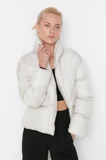 Trendyol Stone High Neck Down Jacket