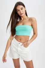 DEFACTO Cool Fitted Strapless Camisole Blouse