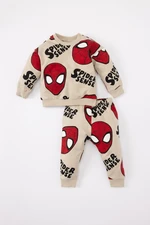 DEFACTO Baby Boy Marvel Comics Sweatshirt Sweatpants 2-piece Set